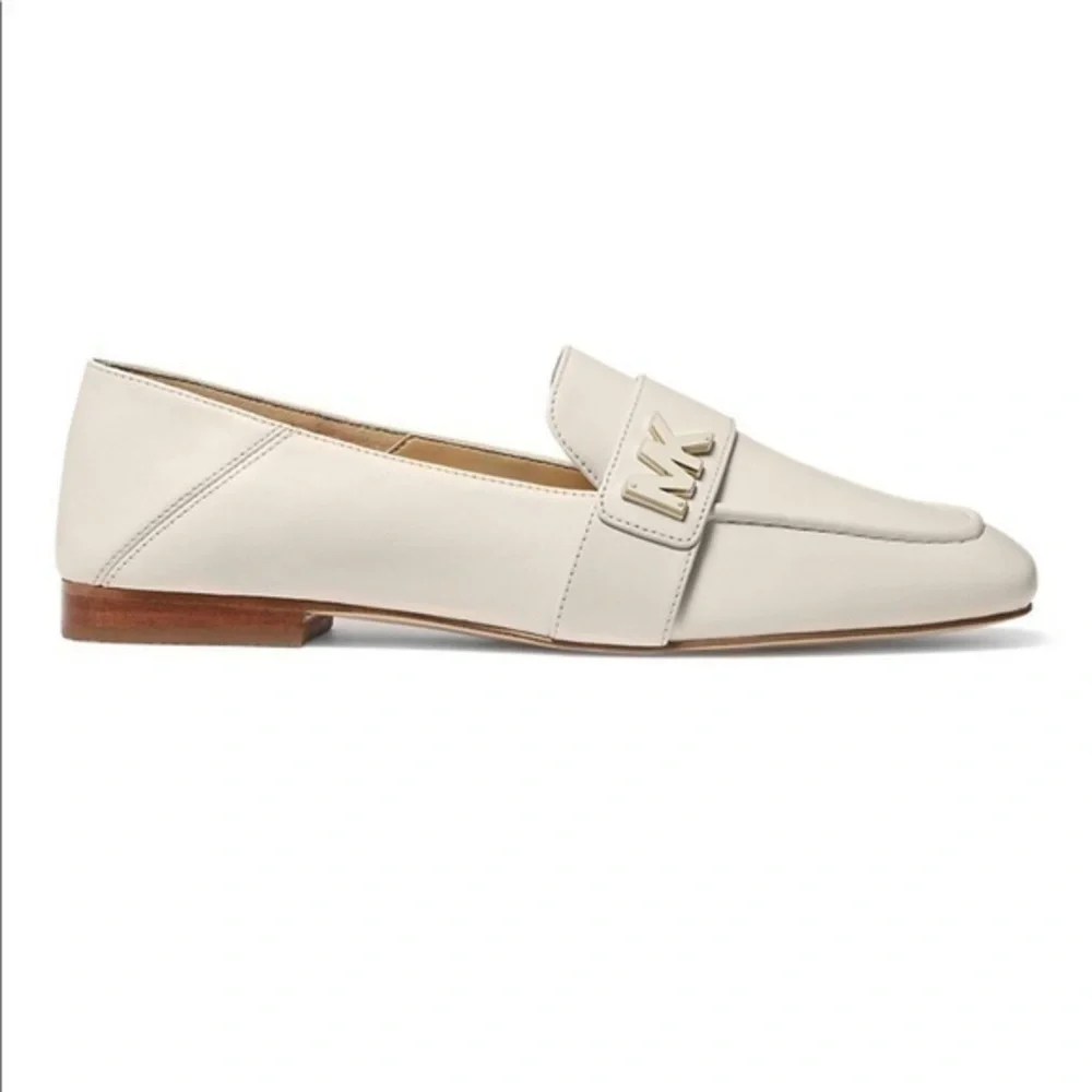 MICHAEL Michael Kors Sidney Square-Toe Leather Loafers